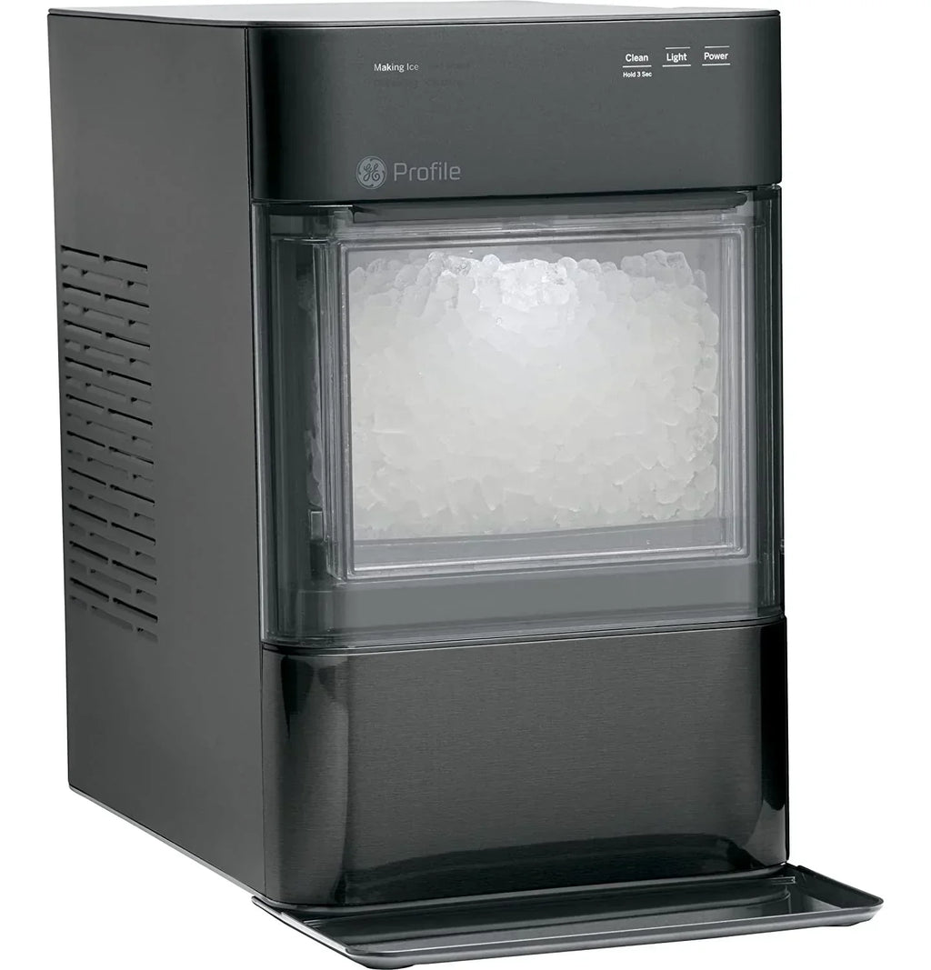 2.0 Countertop Nugget Ice Maker | Ice Machine with WiFi Connectivity | Smart Home Kitchen Essentials | Black Stainless