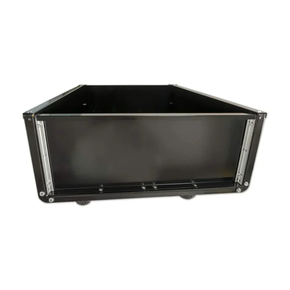Utility Tow Behind Steel Dump Cart, 750 Pound Capacity