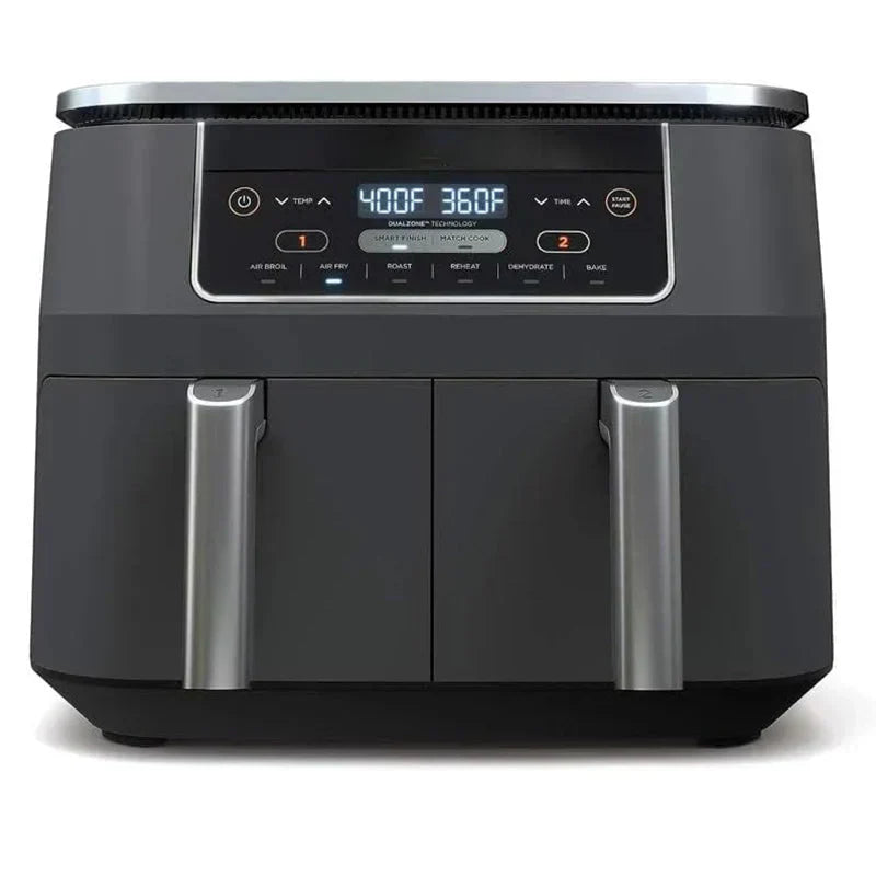 DZ401 Foodi 10 Quart 6-in-1 DualZone XL 2-Basket Air Fryer with 2 Independent Frying Baskets
