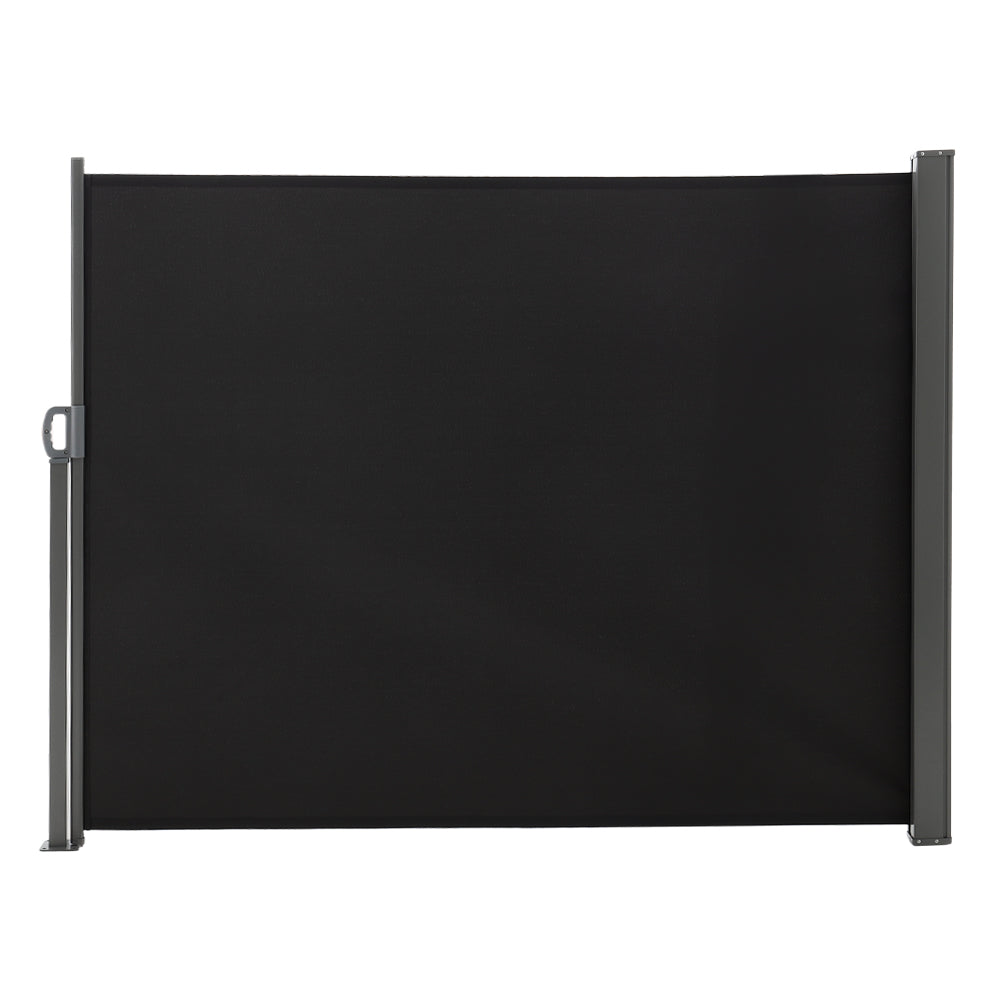 Grey Outdoor Retractable UV-Resistant Privacy Side Awning