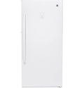 GE 14.1 Cu. ft. White Frost-free Upright Freezer FUF14DLRWW