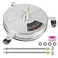 Stainless Steel Housing 1 4 Quick Connector, Power Washer Attachment with 2 Extension Wand, 2 Replacement Nozzles