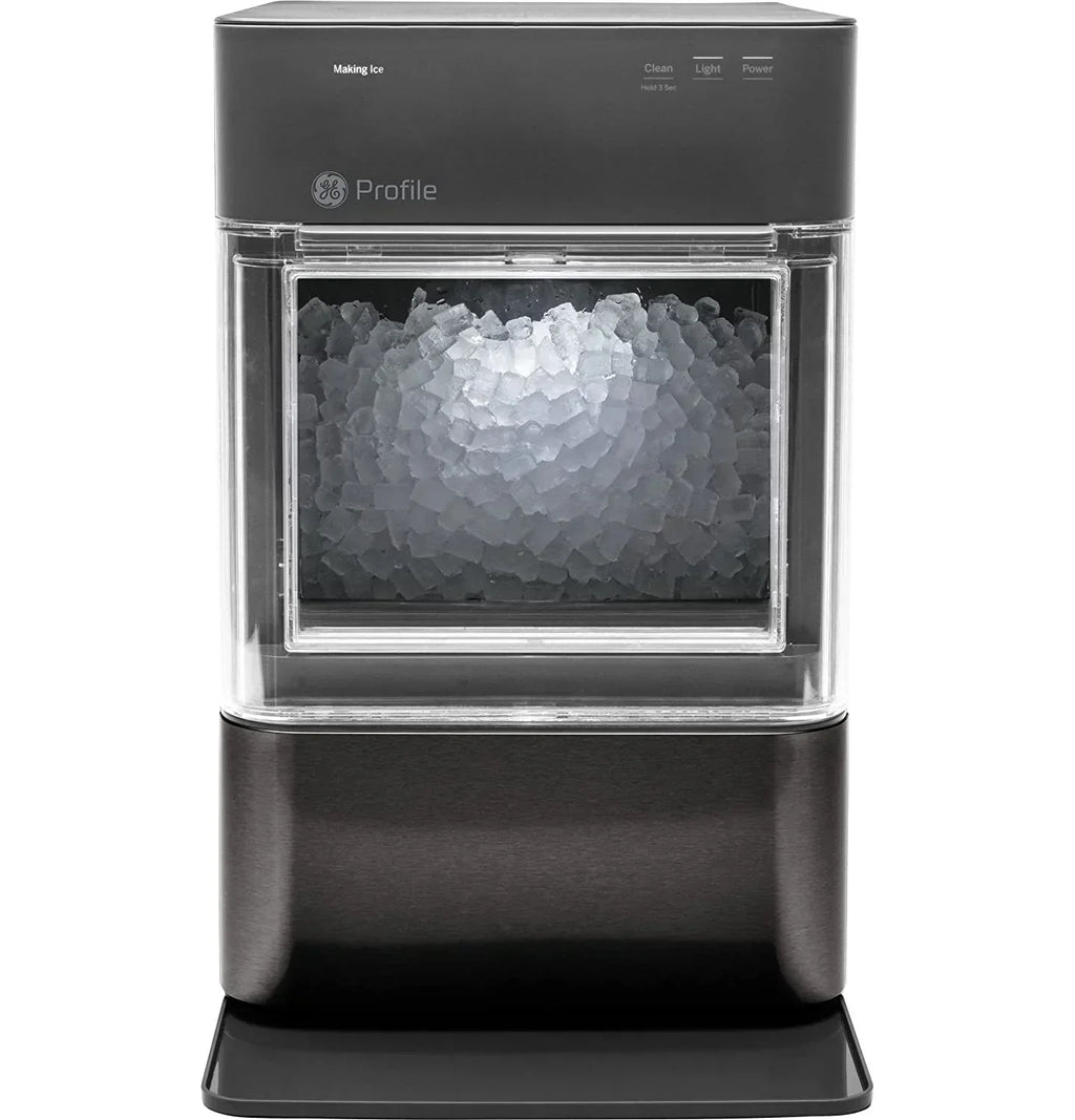 2.0 Countertop Nugget Ice Maker | Ice Machine with WiFi Connectivity | Smart Home Kitchen Essentials | Black Stainless
