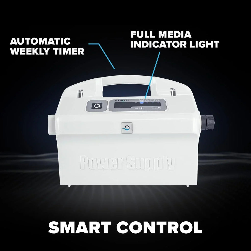 Robotic Pool Cleaner (2025 Model) with Multimedia, Oversized Leaf Bag, Standard & Ultrafine Filters, Weekly Timer, Waterline Cleaning & More for In-ground Swimming Pools up to 50ft