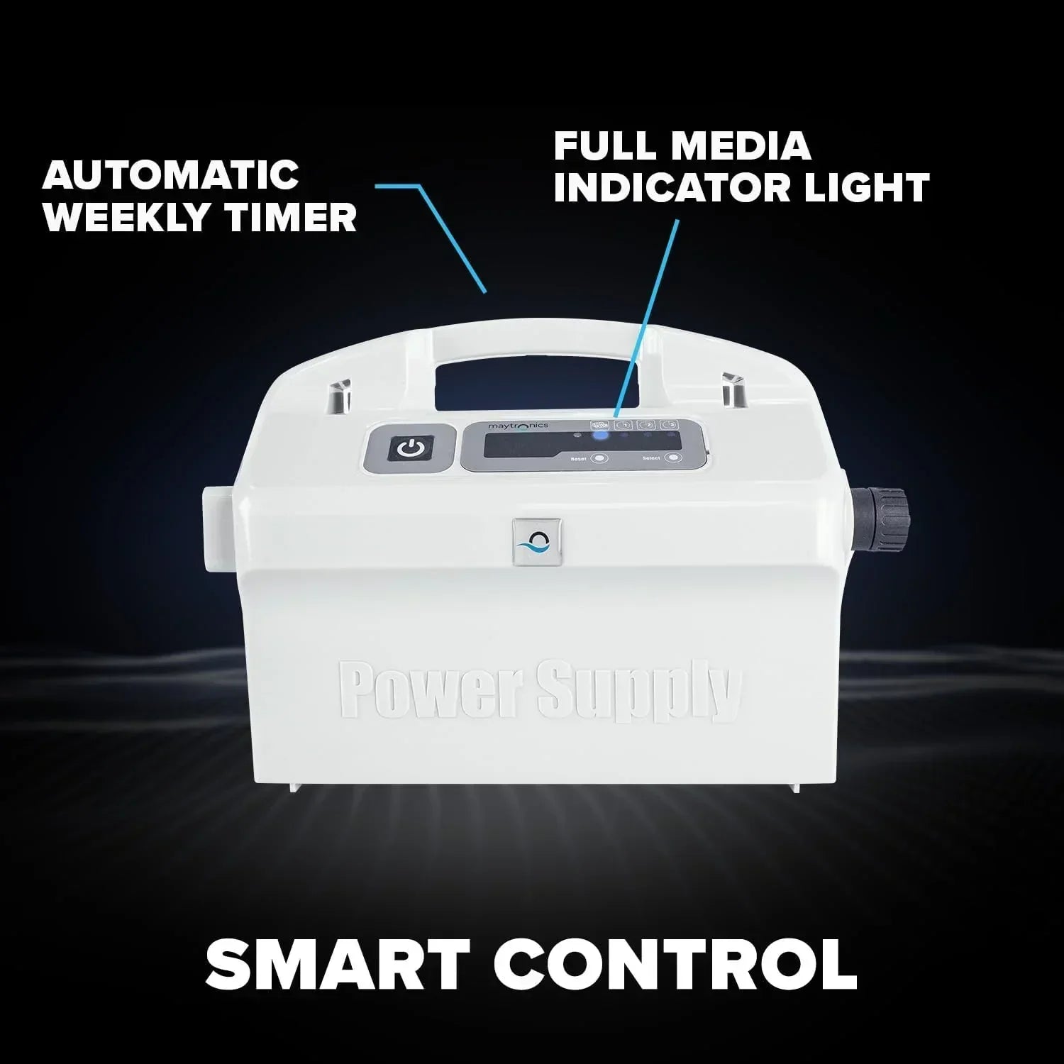 Robotic Pool Cleaner (2025 Model) with Multimedia, Oversized Leaf Bag, Standard & Ultrafine Filters, Weekly Timer, Waterline Cleaning & More for In-ground Swimming Pools up to 50ft