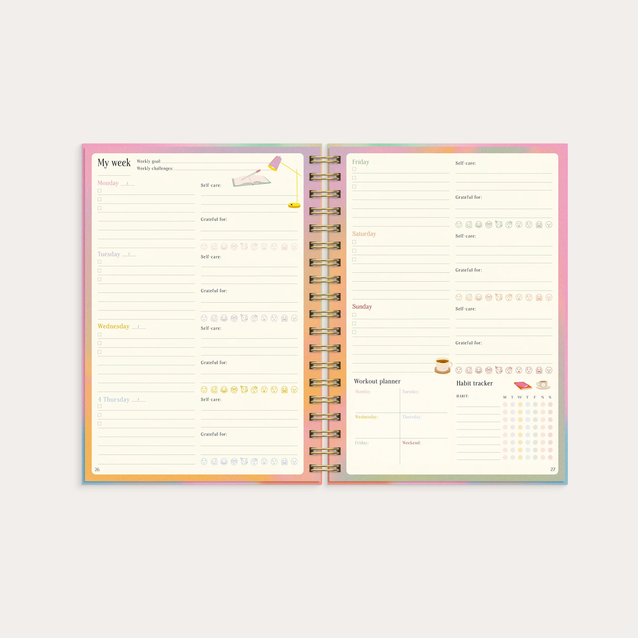 Self Care Planner