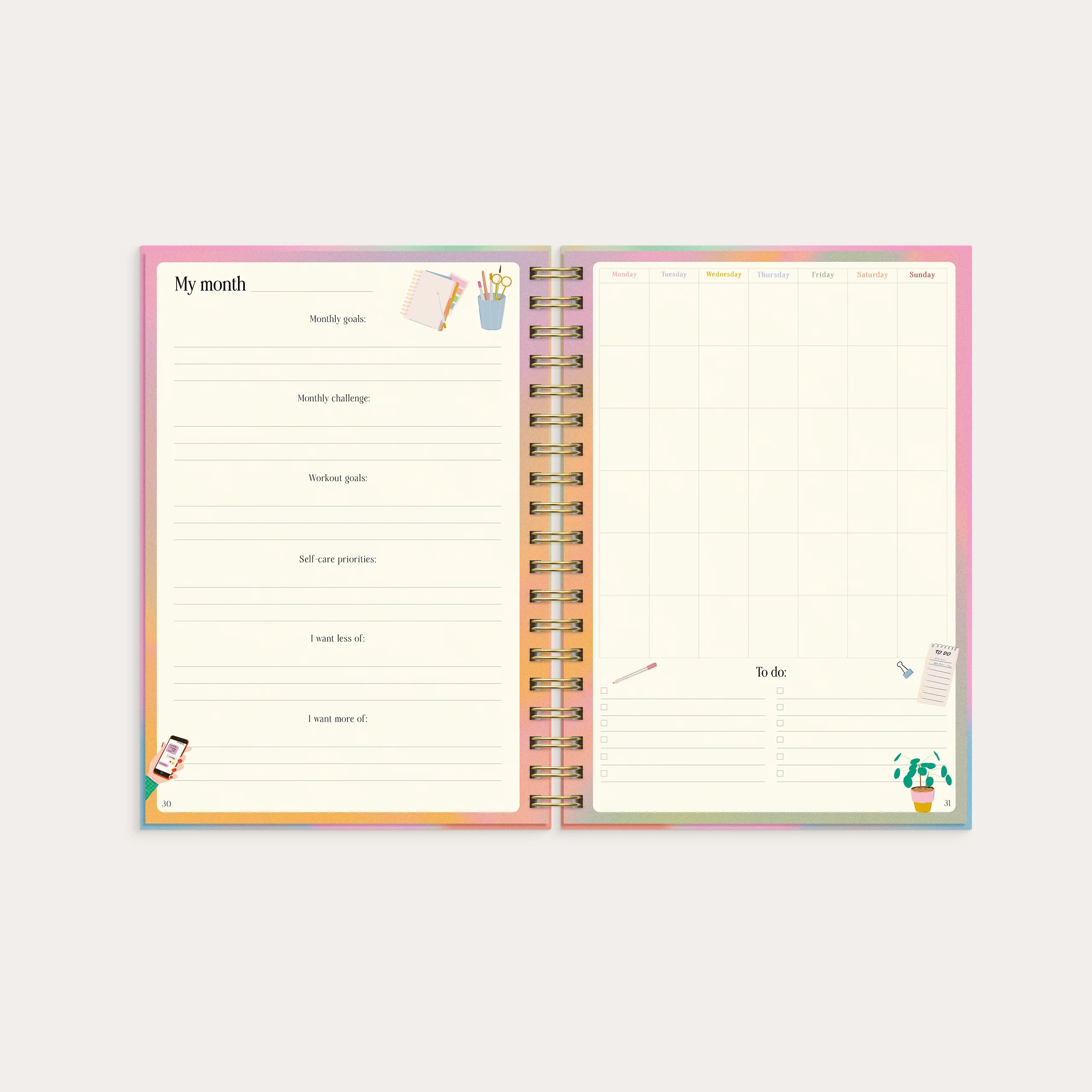 Self Care Planner
