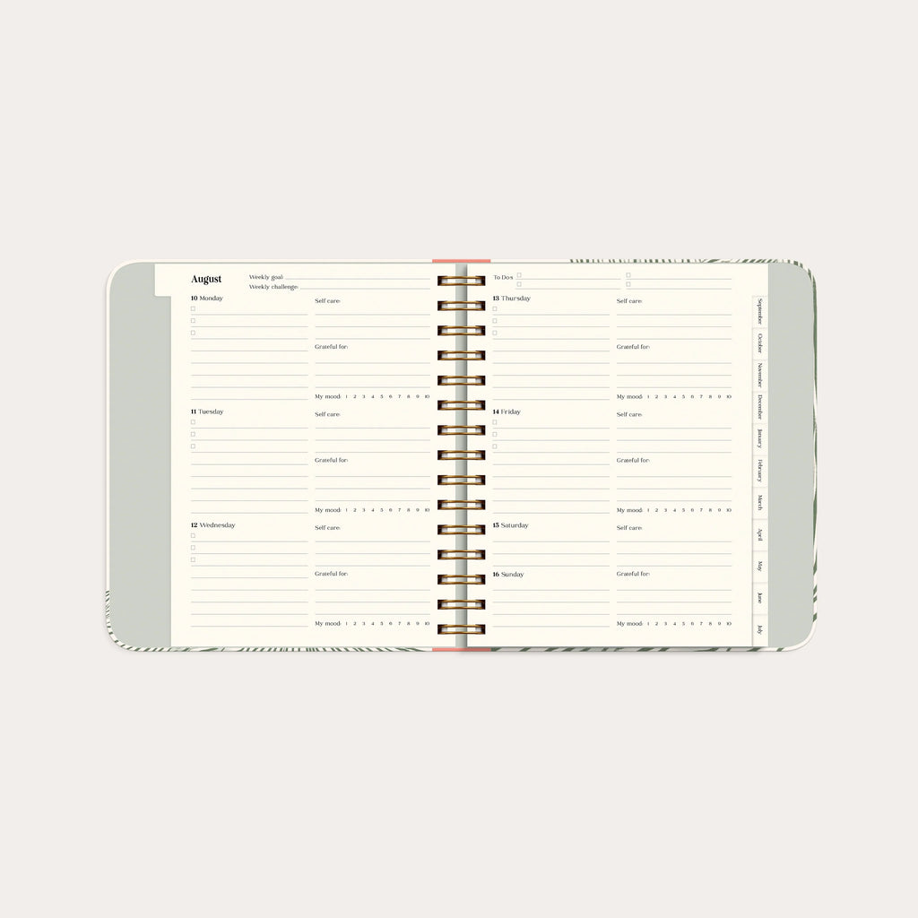 Life Planner Decor Green Flow 26/27