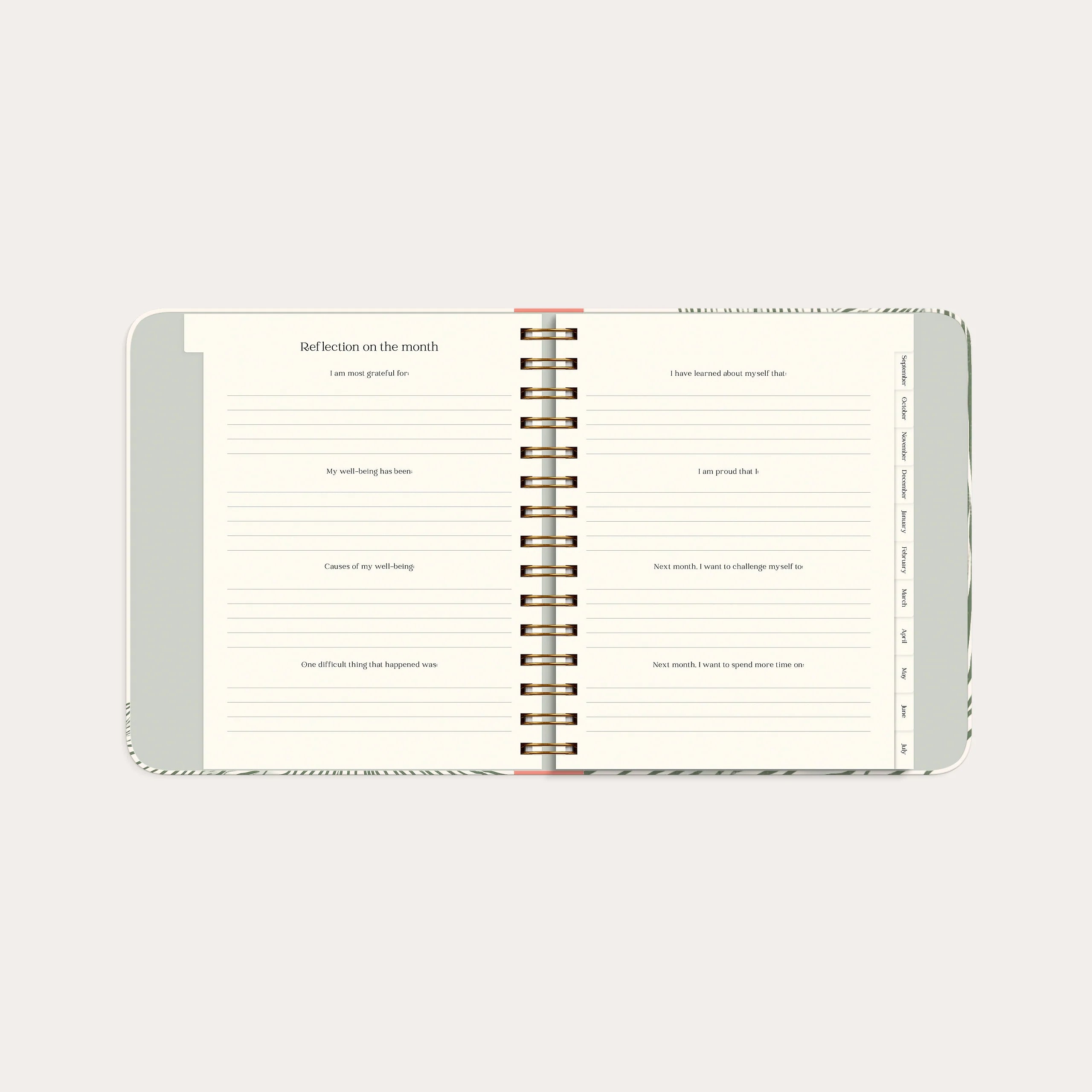 Life Planner Decor Green Flow 26/27