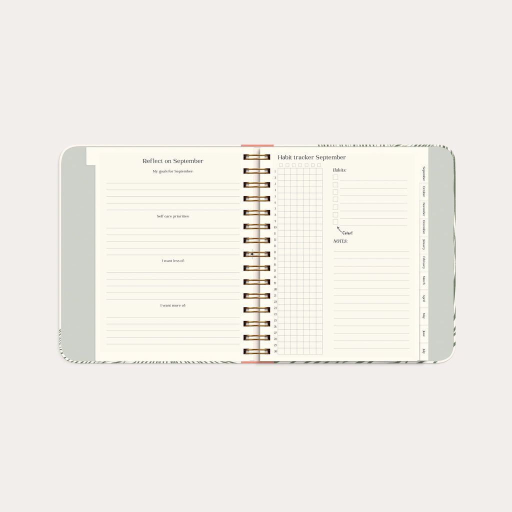 Life Planner Decor Green Flow 26/27