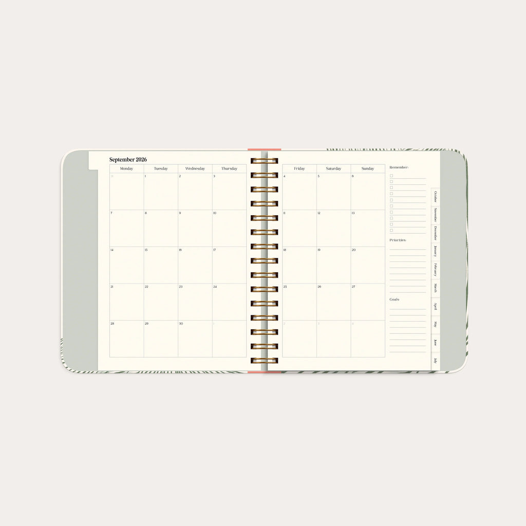 Life Planner Decor Green Flow 26/27