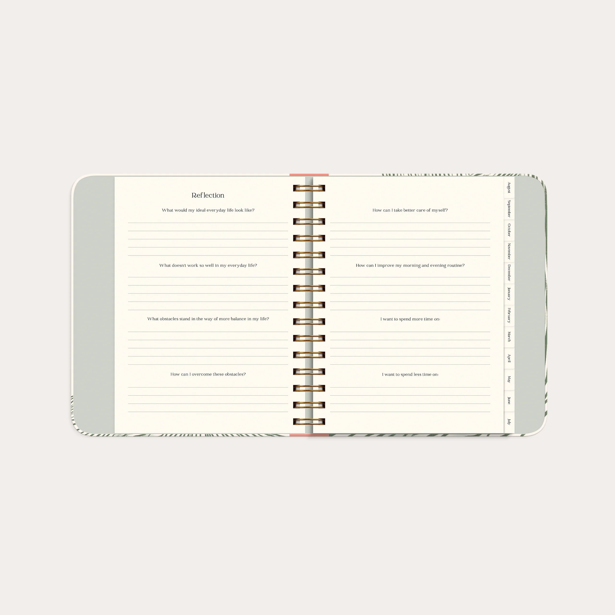 Life Planner Decor Green Flow 26/27