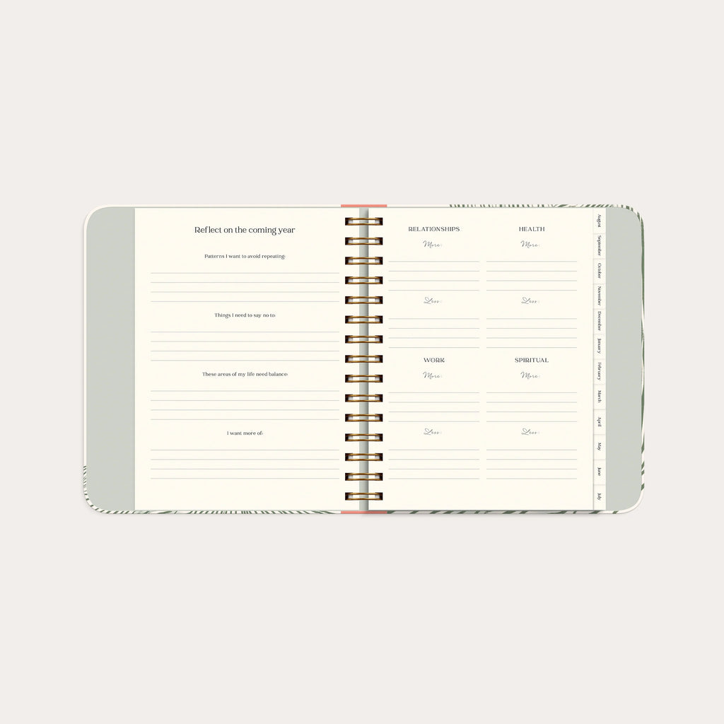 Life Planner Decor Green Flow 26/27