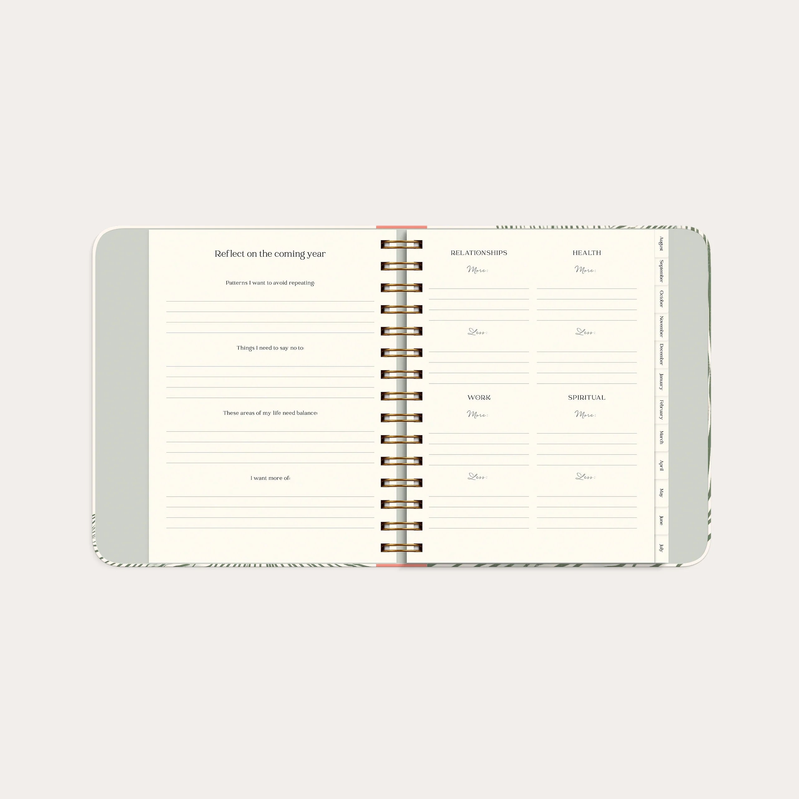 Life Planner Decor Green Flow 26/27