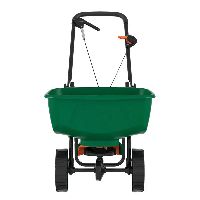 Turf Builder EdgeGuard DLX Broadcast Spreader 15,000 sq. ft.