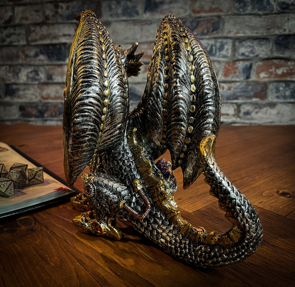 Mechanical Protector Steampunk Dragon Figurine