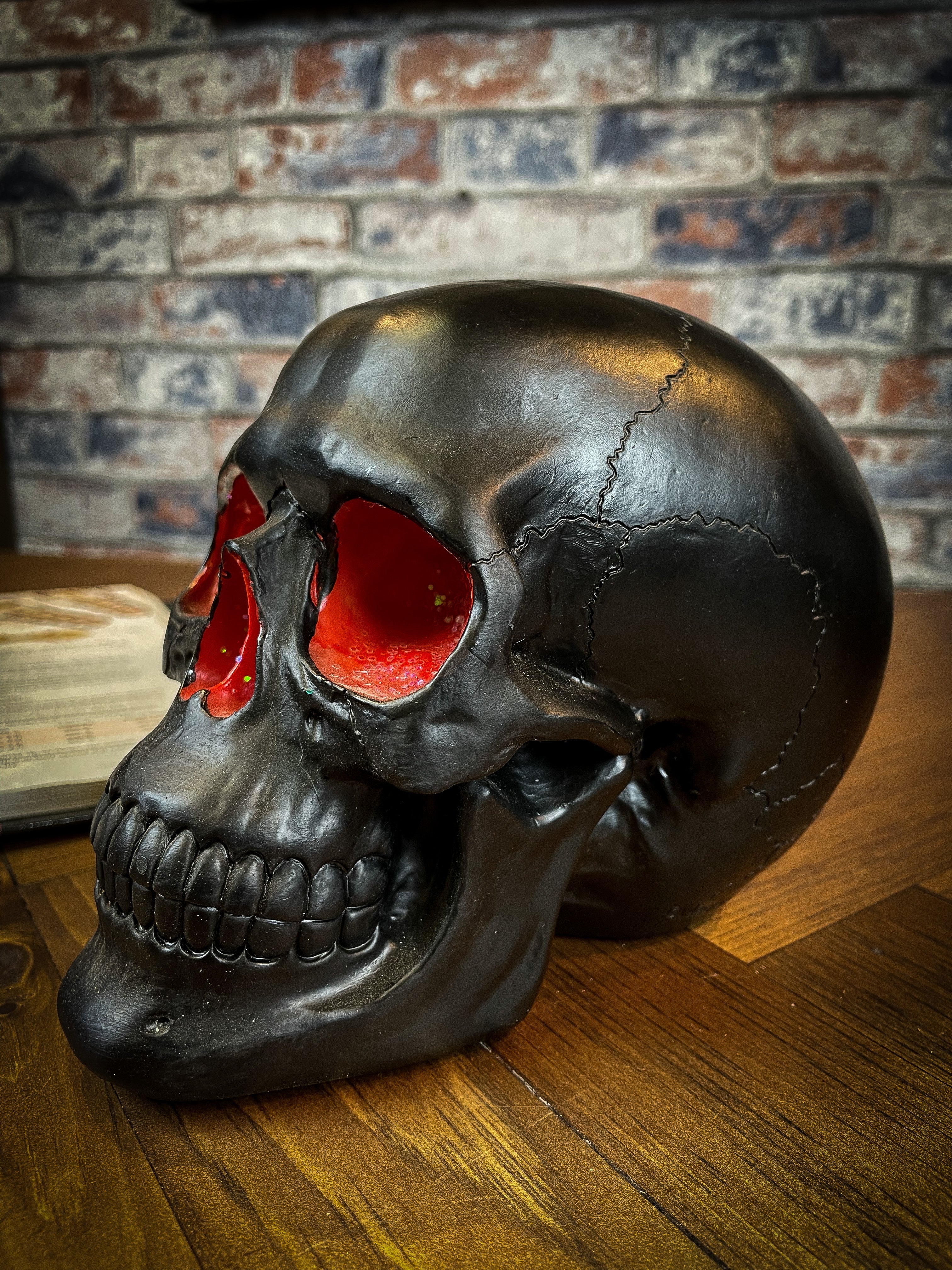Red Geode Skull