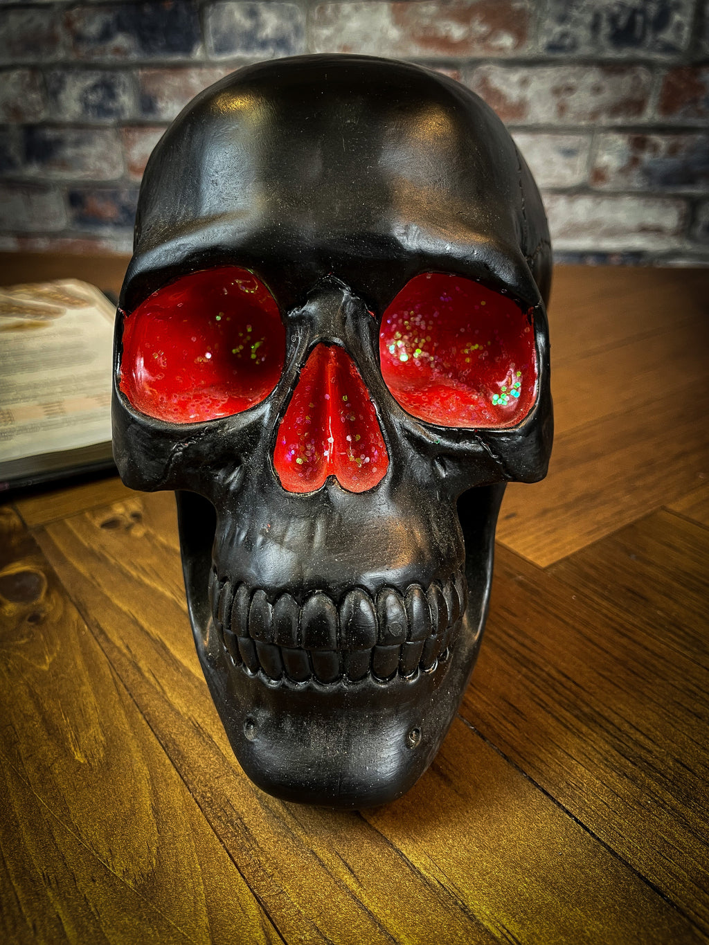Red Geode Skull