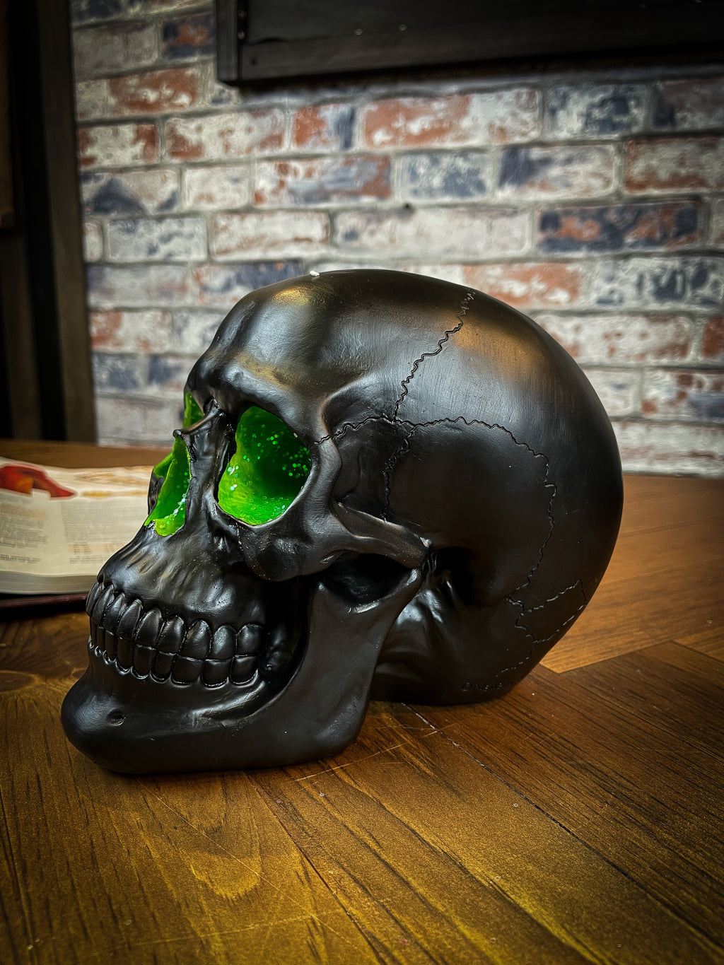 Green Geode Skull