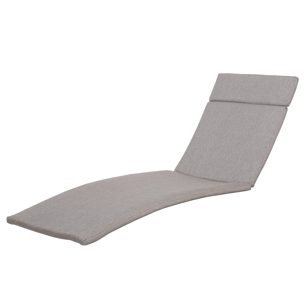 Salem Outdoor Cushion Set for Chaise Lounge - Cushions only (Set of 2) by Christopher Knight Home - 79.25L x 27.50W x 1.50H