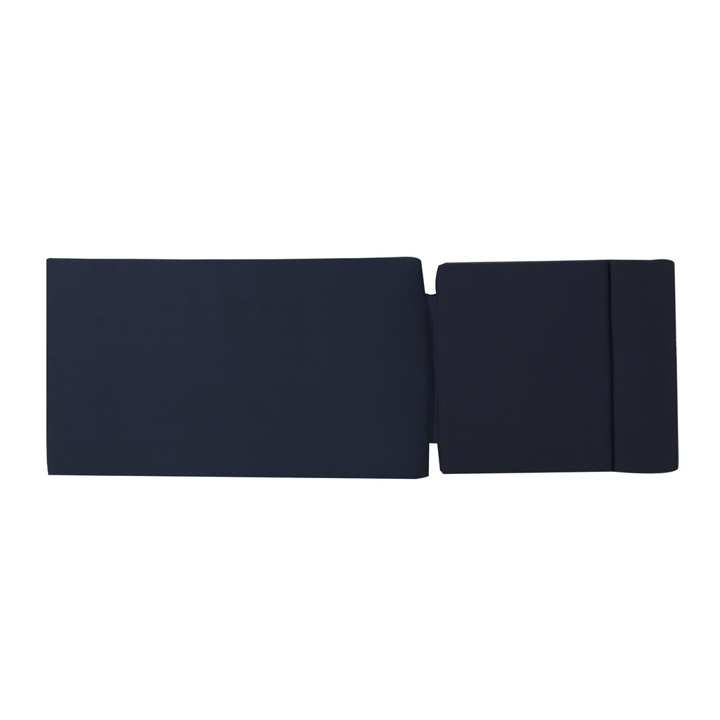 Salem Outdoor Cushion Set for Chaise Lounge - Cushions only (Set of 2) by Christopher Knight Home - 79.25L x 27.50W x 1.50H