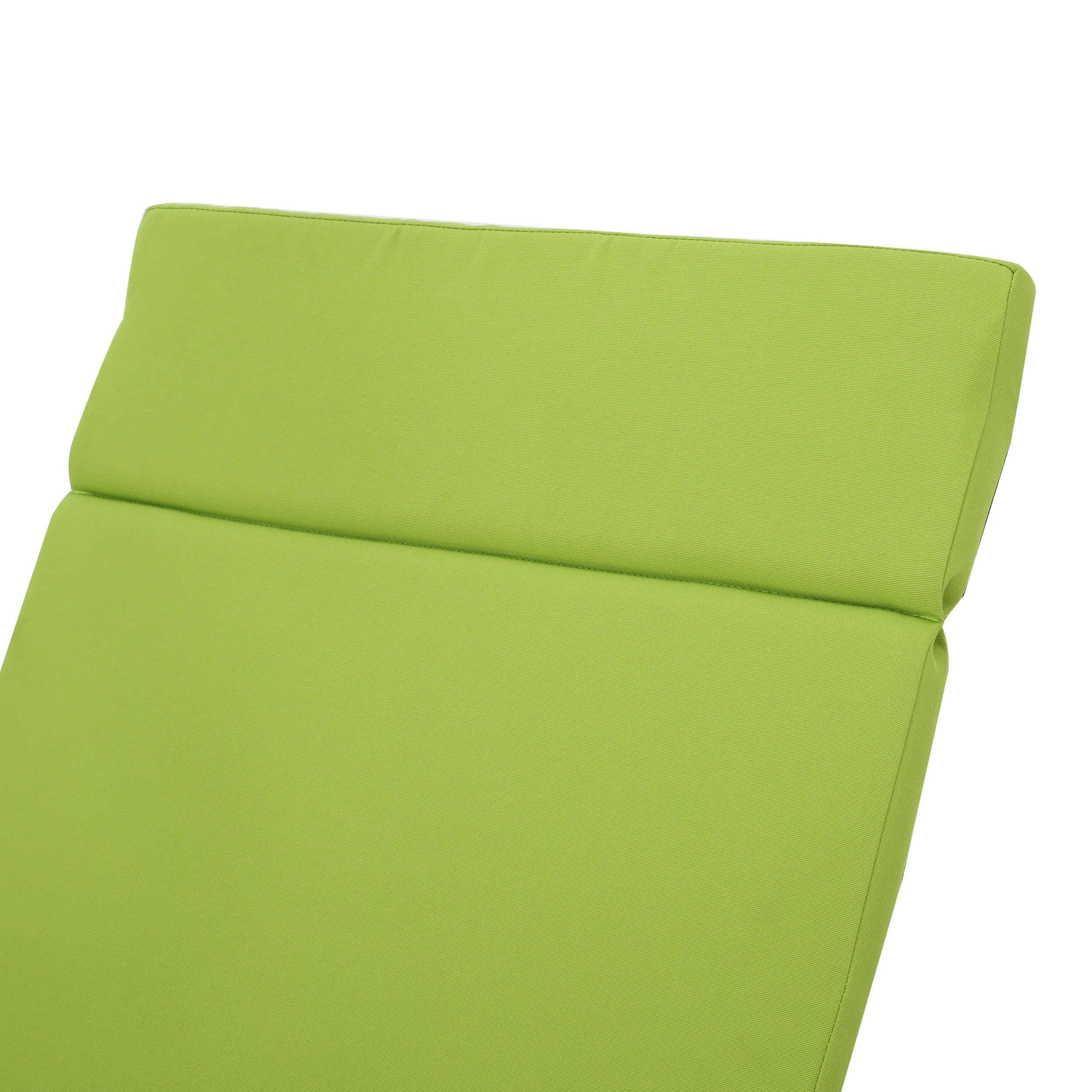 Salem Outdoor Cushion Set for Chaise Lounge - Cushions only (Set of 2) by Christopher Knight Home - 79.25L x 27.50W x 1.50H